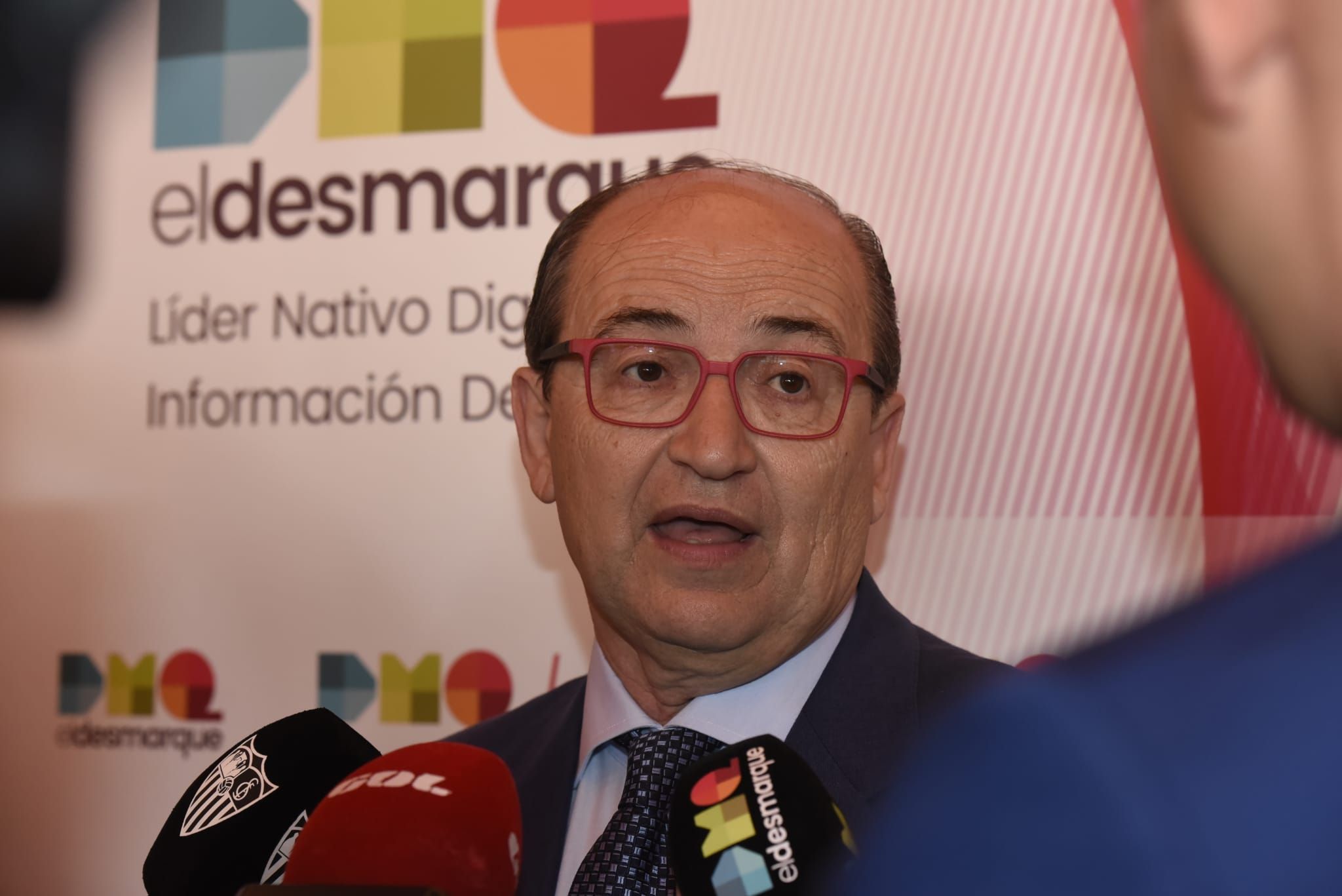  José Castro, en la caseta de ElDesmarque