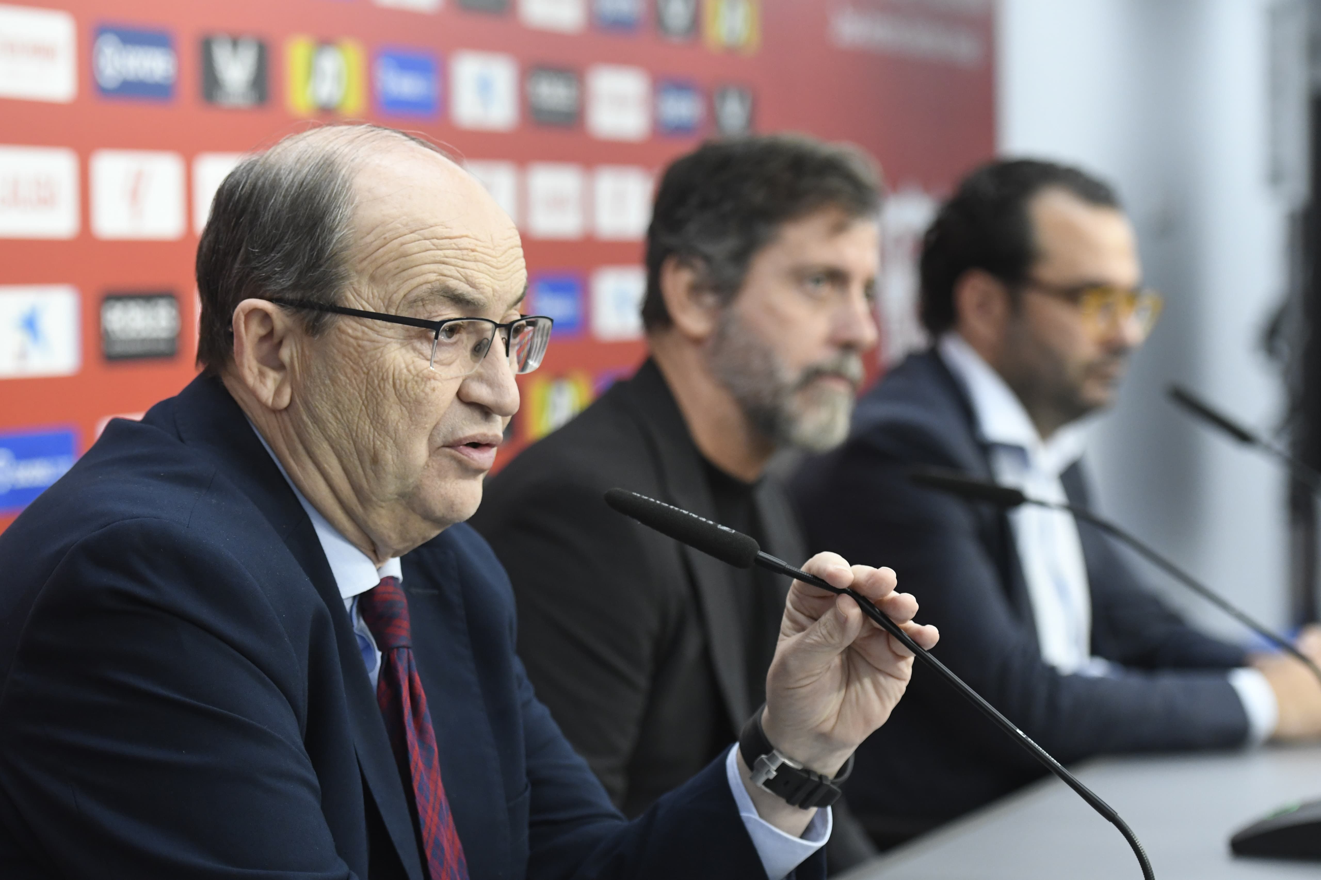  José Castro, en la presentación de Quique, su último acto público como presidente.
