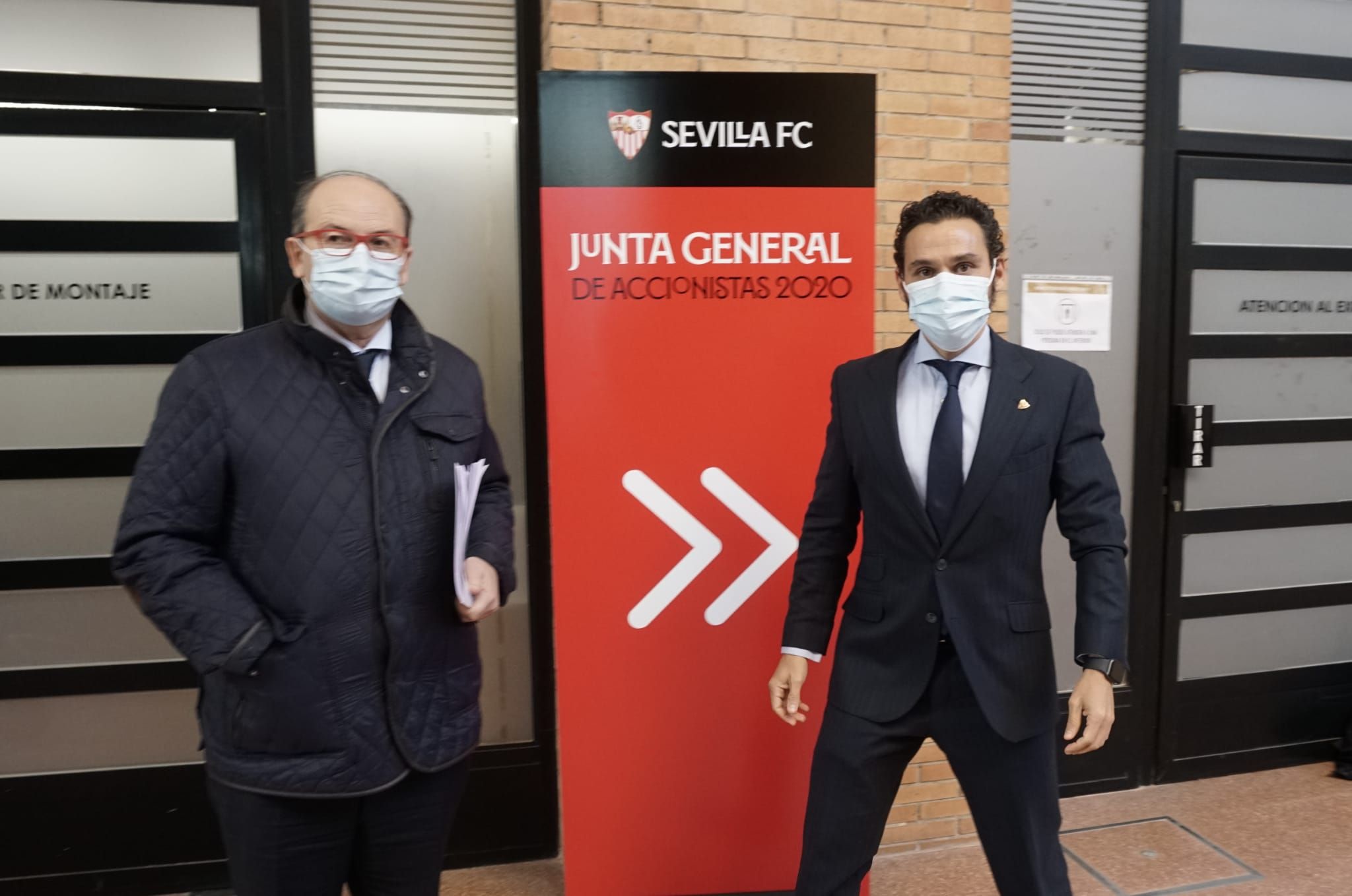 José Castro y Del Nido Carrasco, en la Junta de Accionistas.