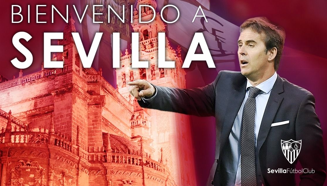  Julen Lopetegui, nuevo entrenador del Sevilla.
