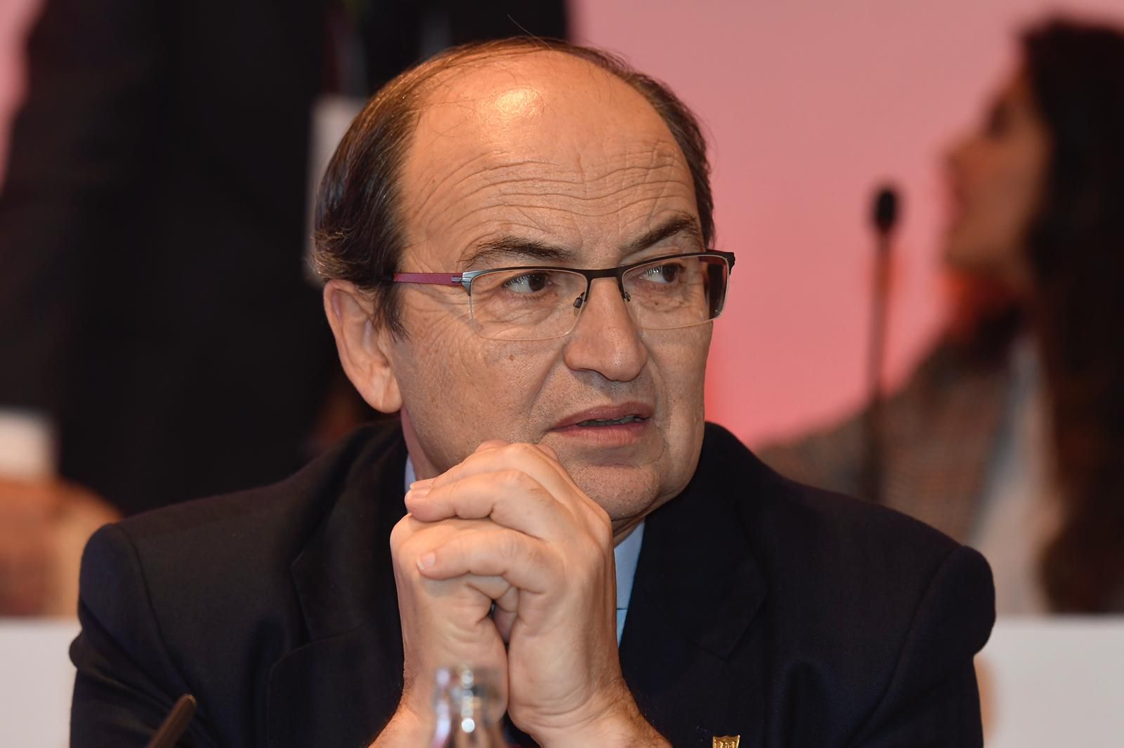  José Castro, en la Junta de Accionistas de 2018.