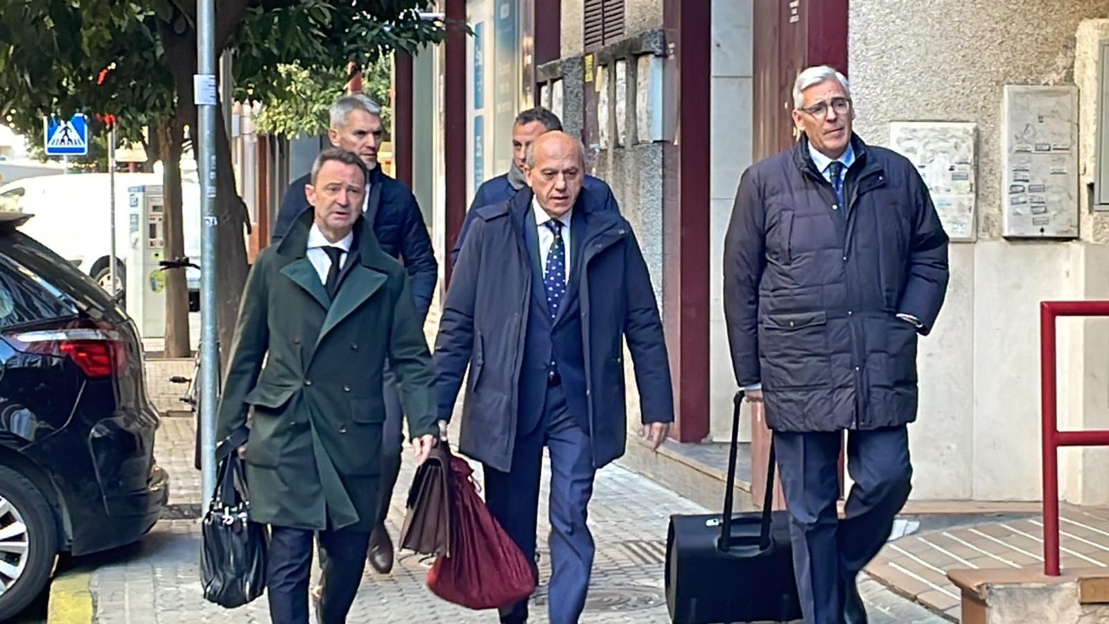 José María del Nido Benavente llega a los juzgados.