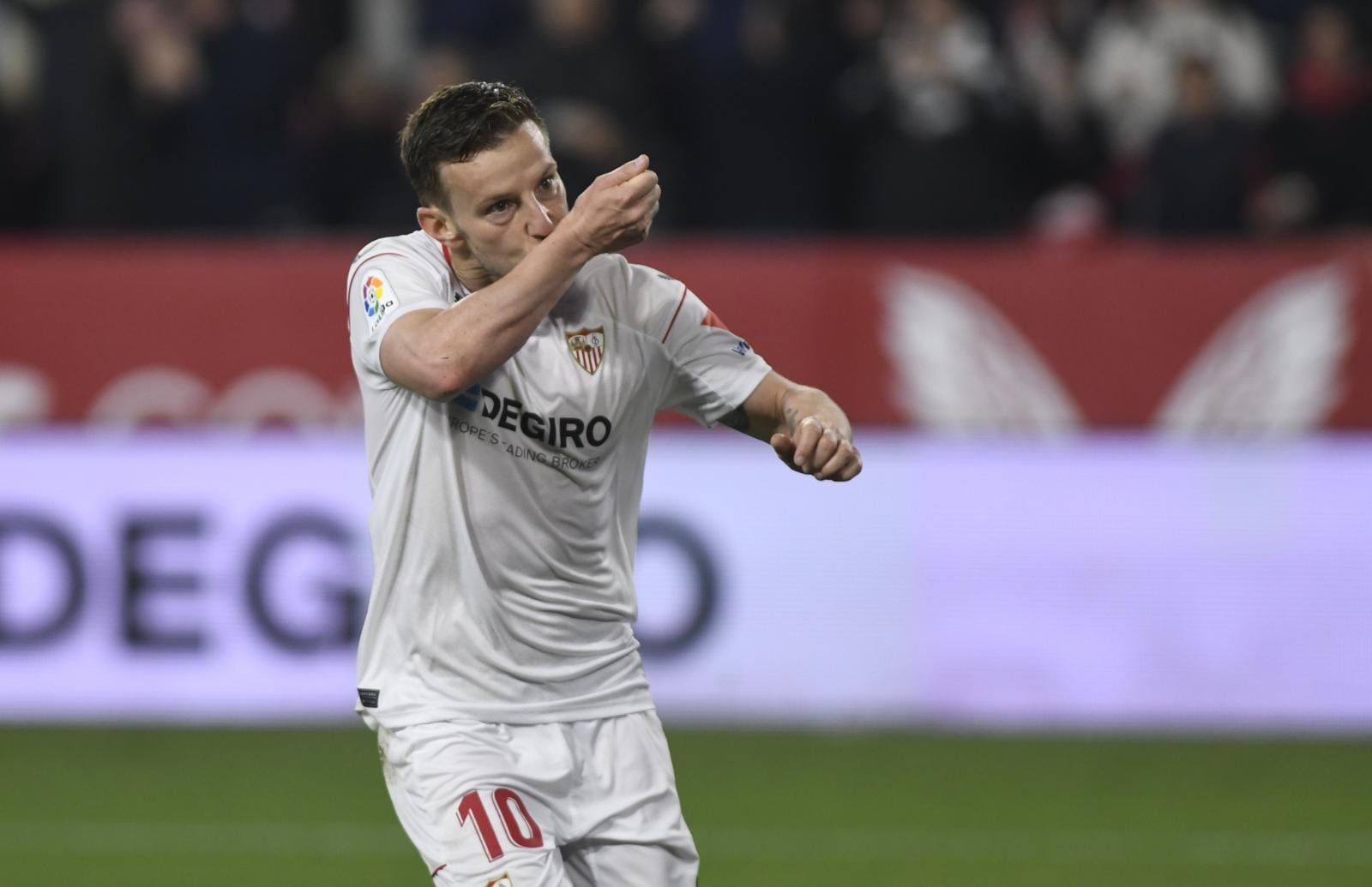 La imagen del gol de Rakitic