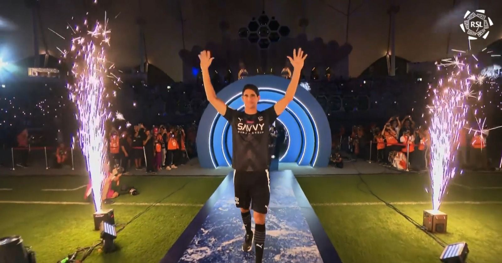  La presentación de Yassine Bono en Arabia Saudí.