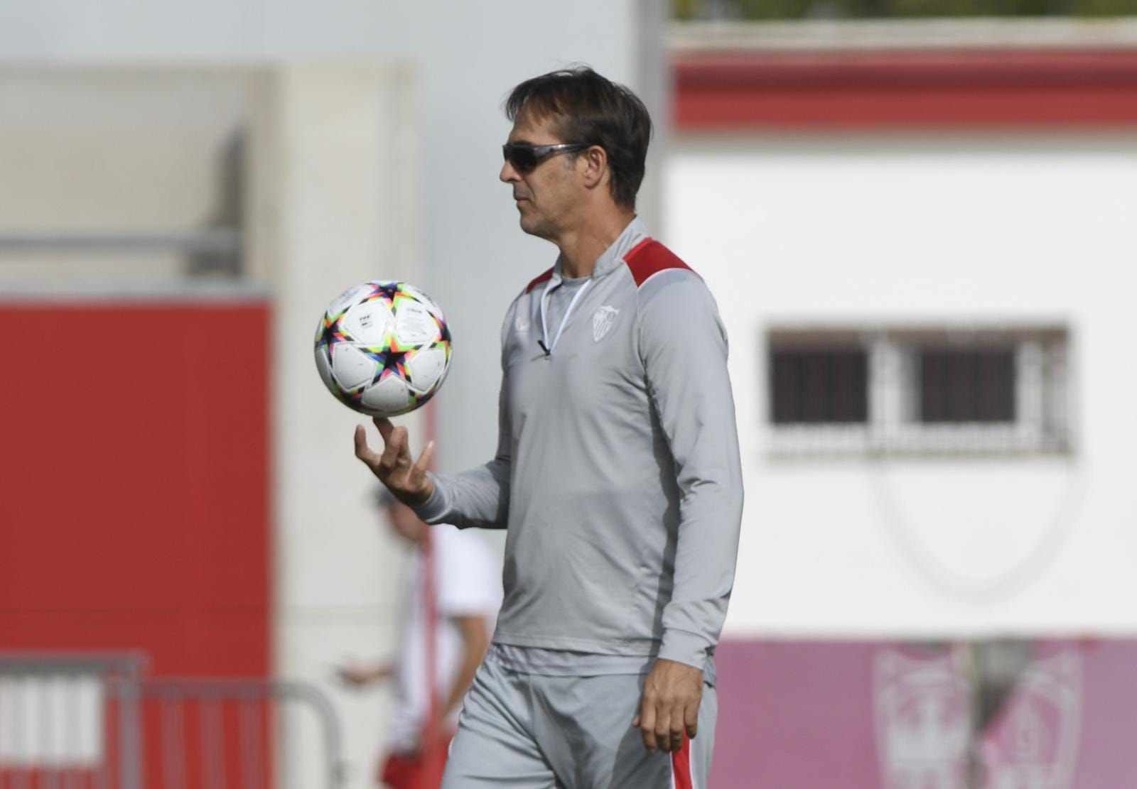 Lopetegui, en el entrenamiento de este martes