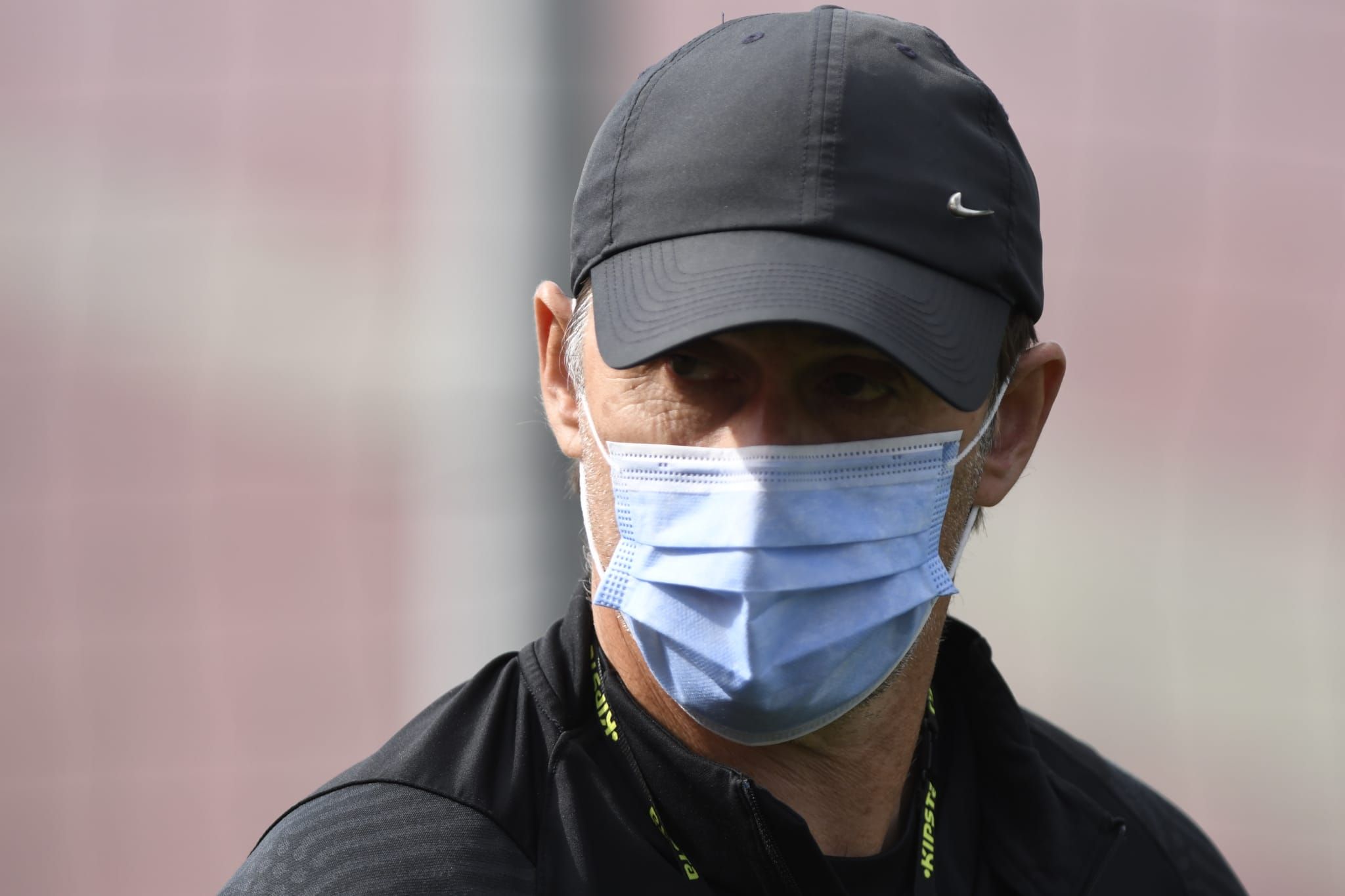  Lopetegui en el entrenamiento de este viernes.