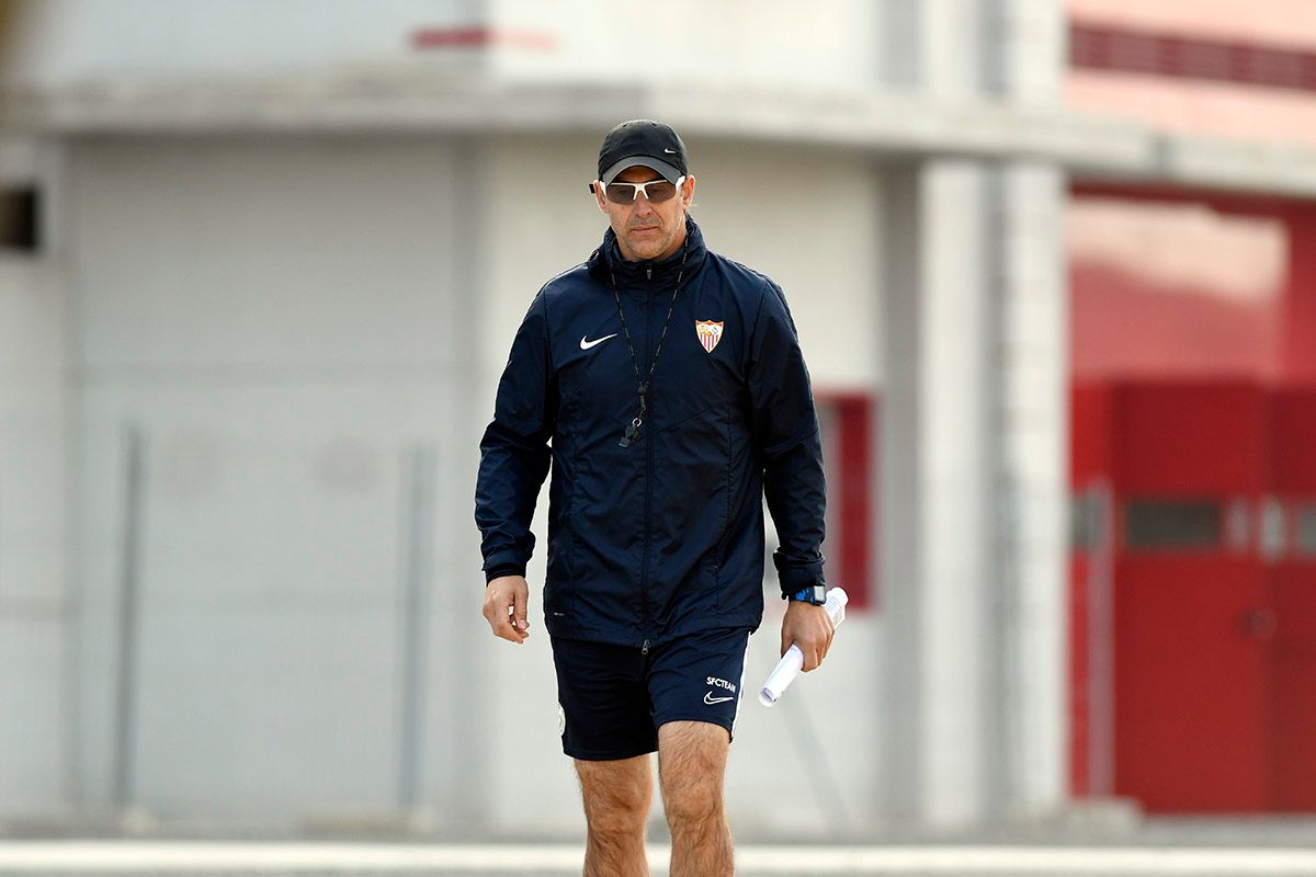 Lopetegui, en un entrenamiento.