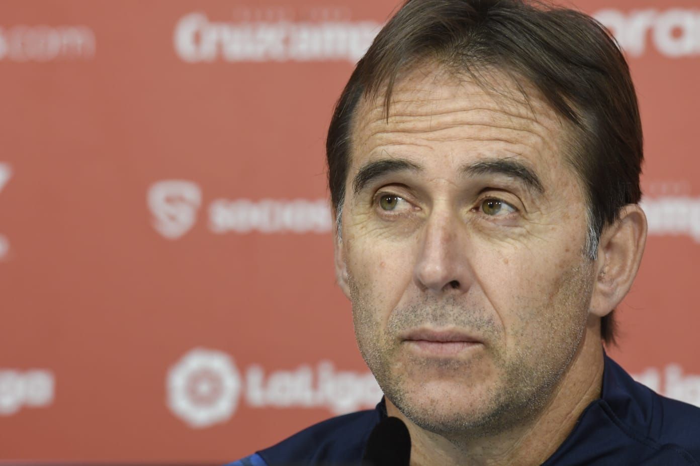  Lopetegui, en la sala de prensa