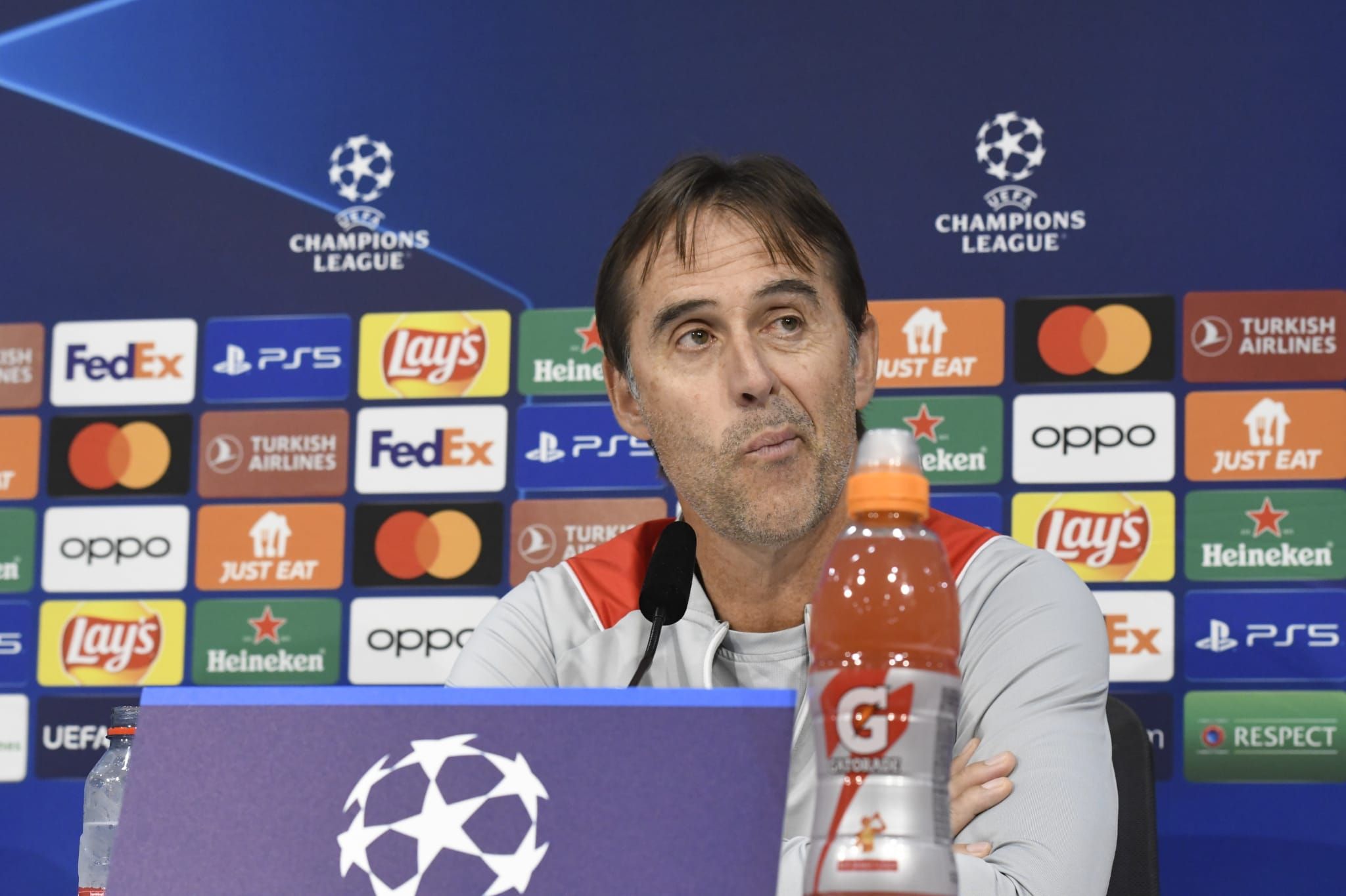 Lopetegui, en rueda de prensa