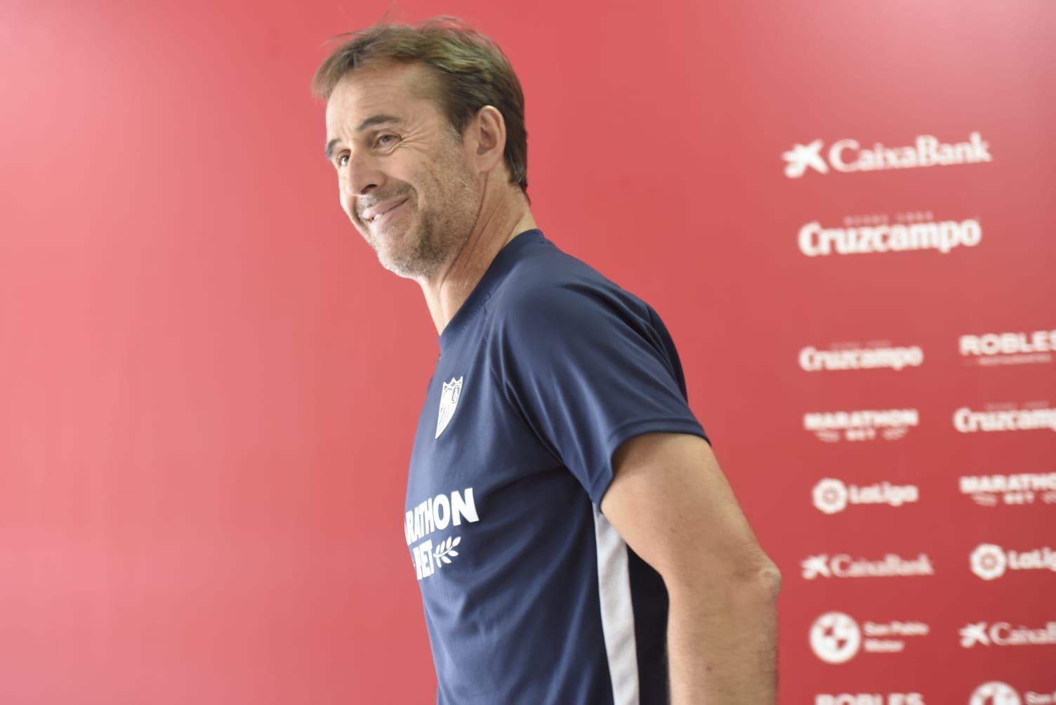 Julen Lopetegui, en una rueda de prensa de la pasada temporada.