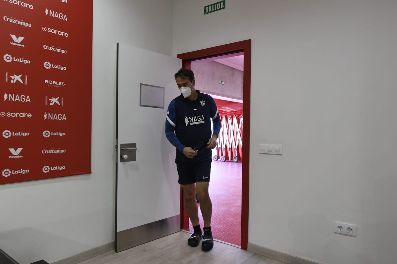  Lopetegui, en la rueda de prensa previa al partido ante el Atlético.