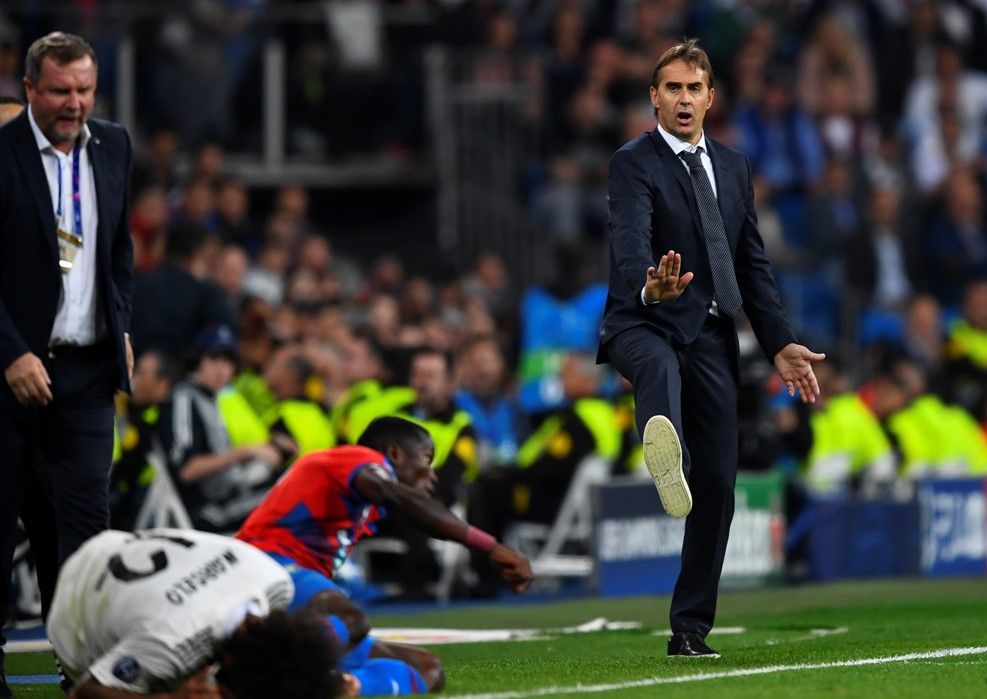  Lopetegui se queja por la entrada sobre Marcelo.