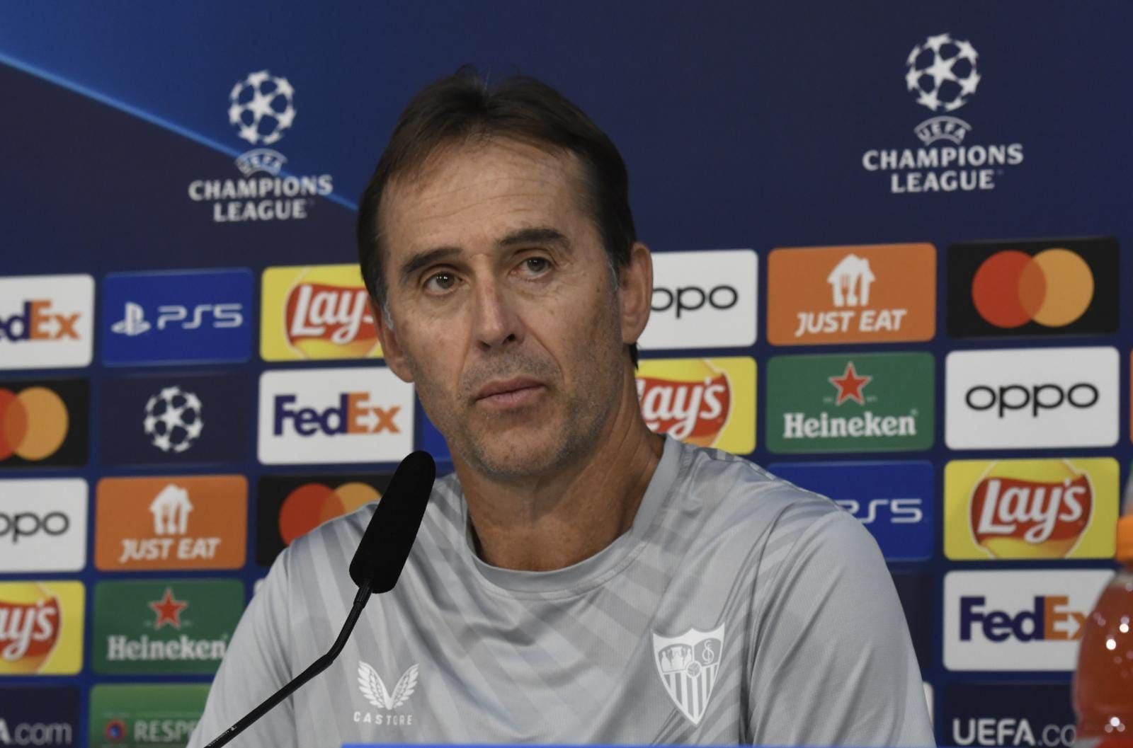  Lopetegui, en sala de prensa.