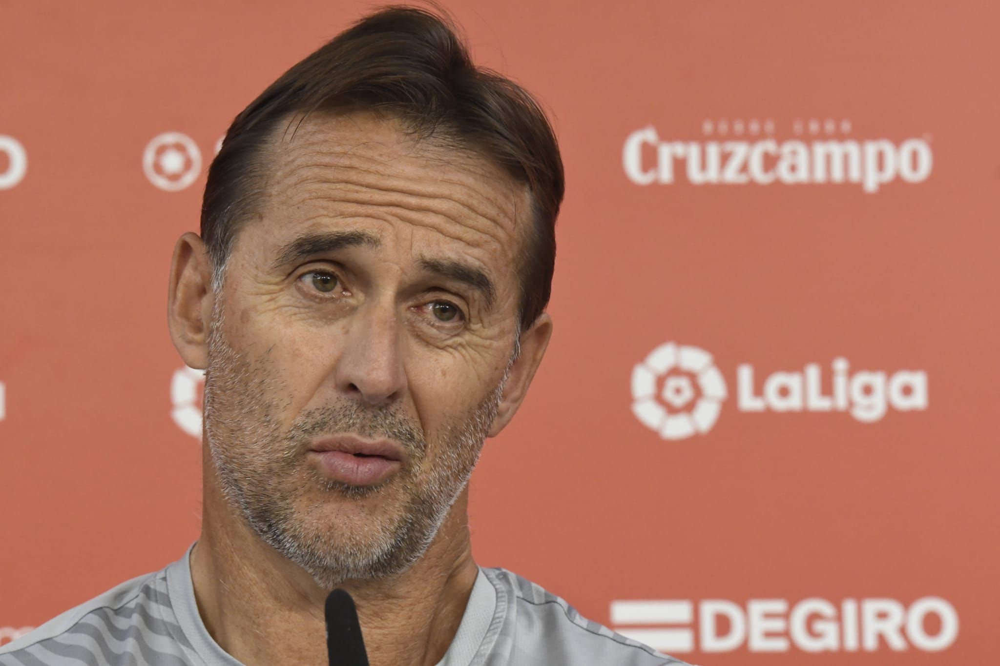  Lopetegui, en sala de prensa.
