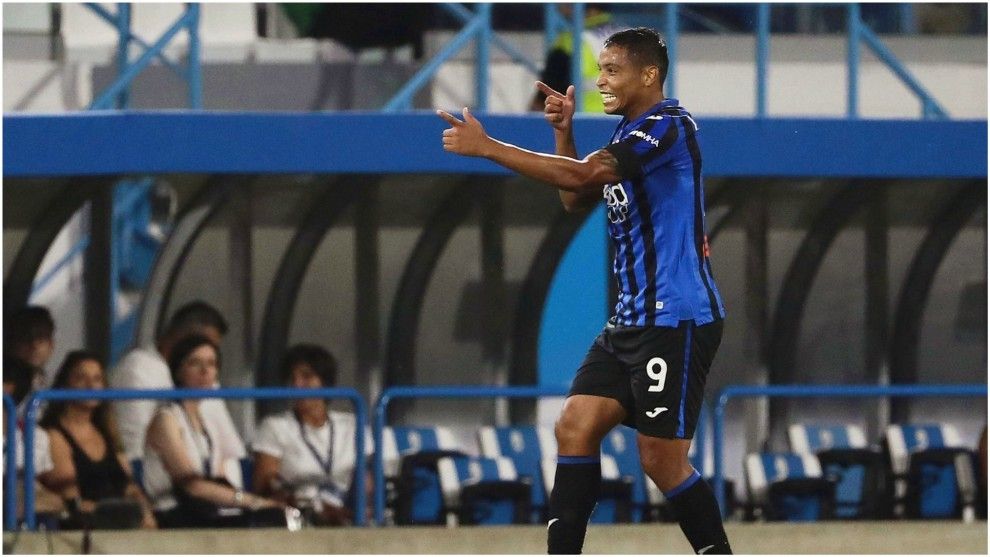  Luis Muriel, con la Atalanta.