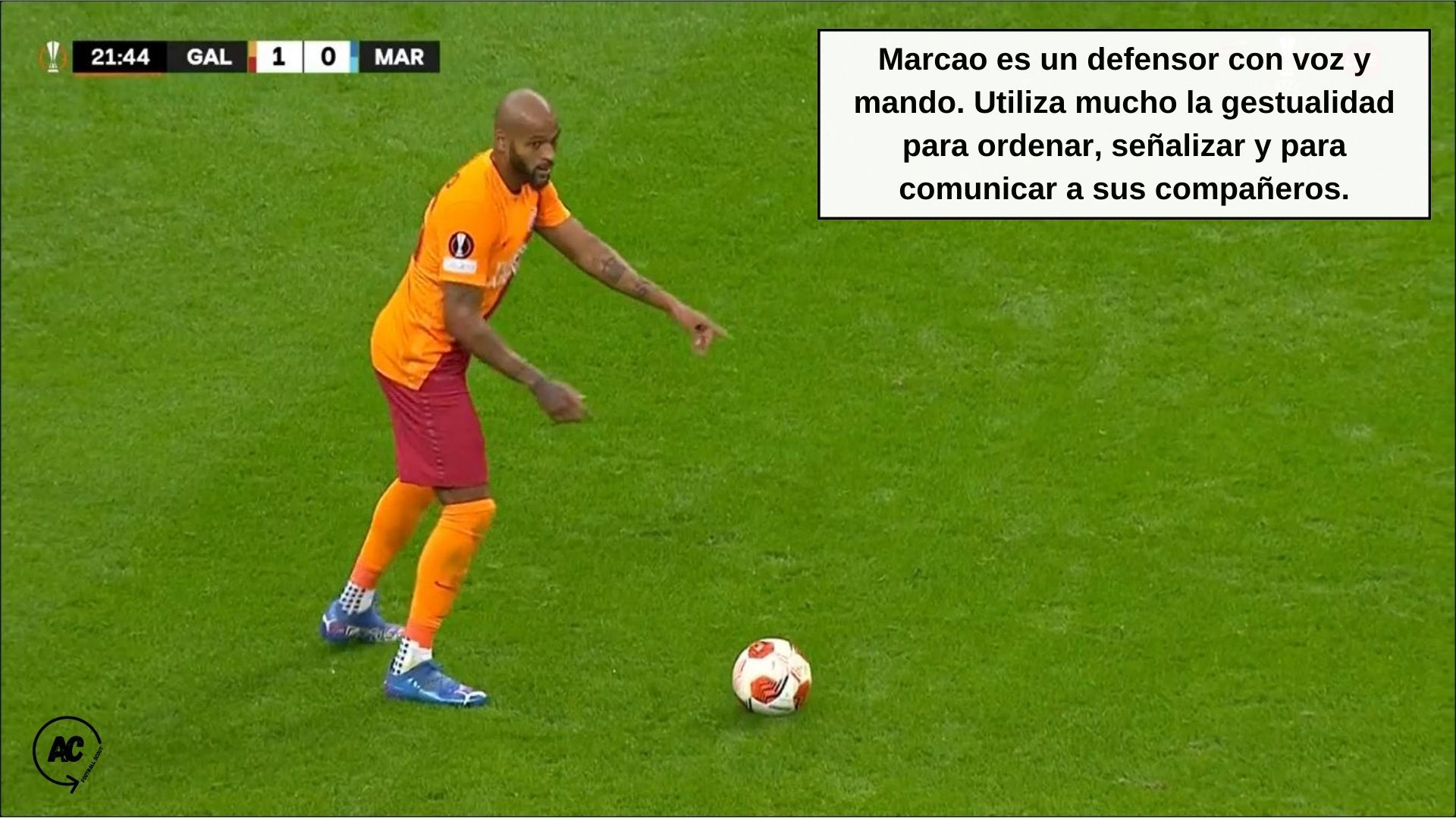 Marcao ordena a los suyos para iniciar el juego