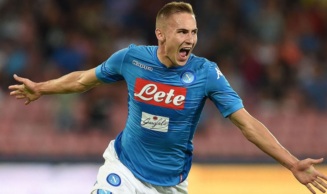  Marko Rog, con la camiseta del Nápoles.