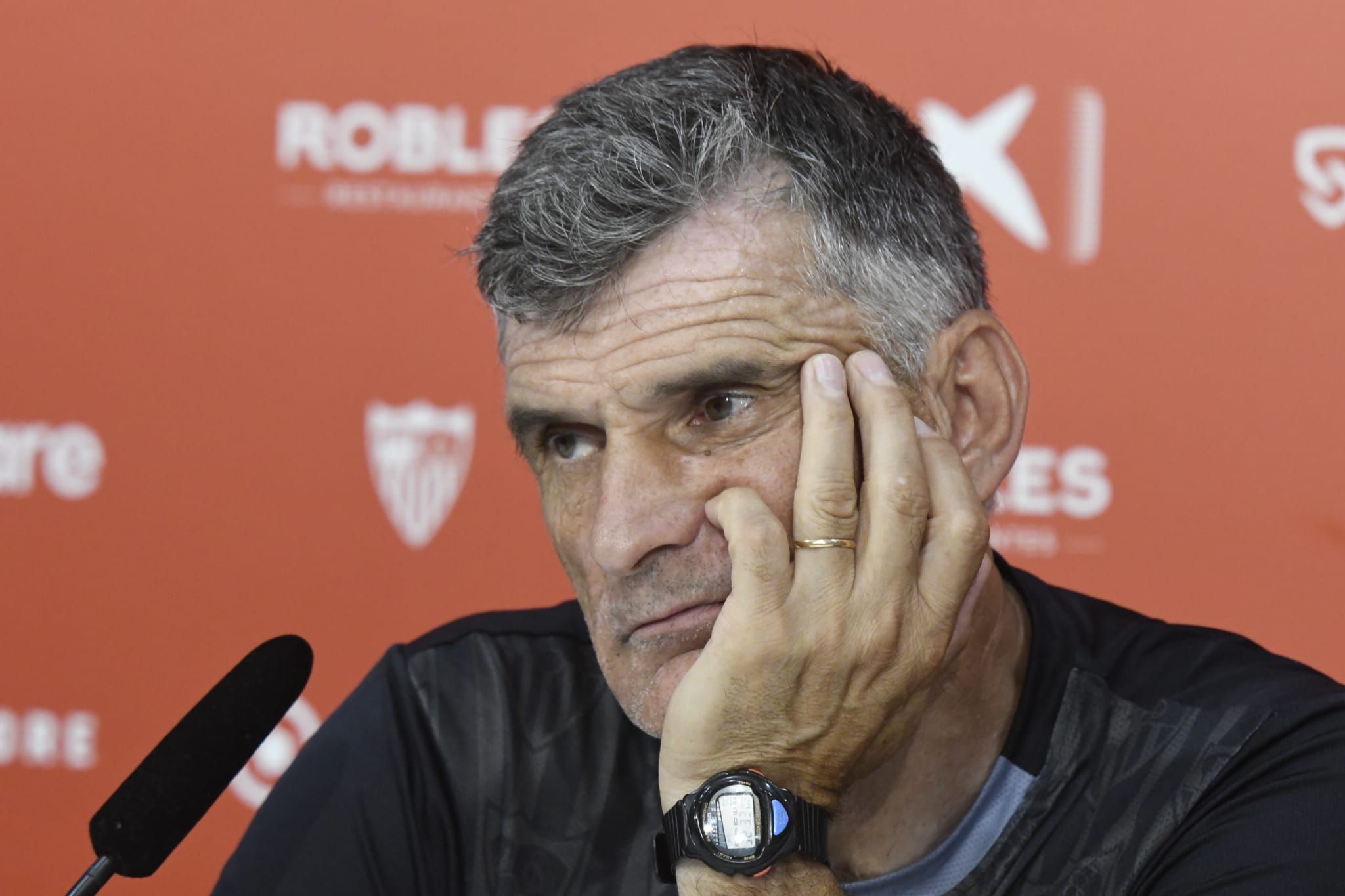 Mendillibar, en sala de prensa