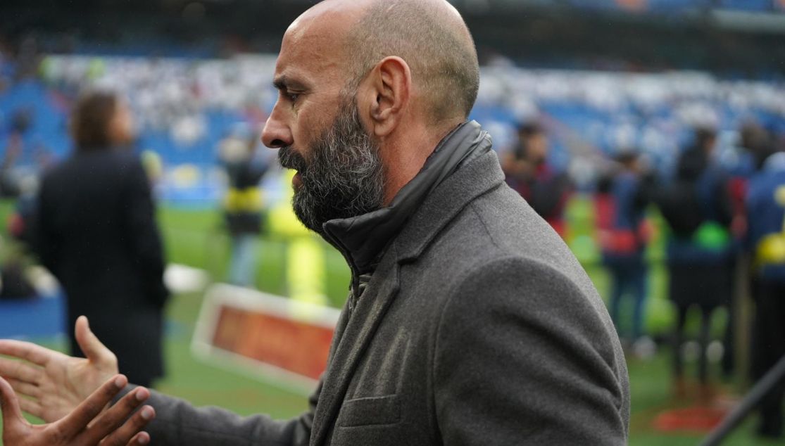  Monchi, en el Santiago Bernabéu.