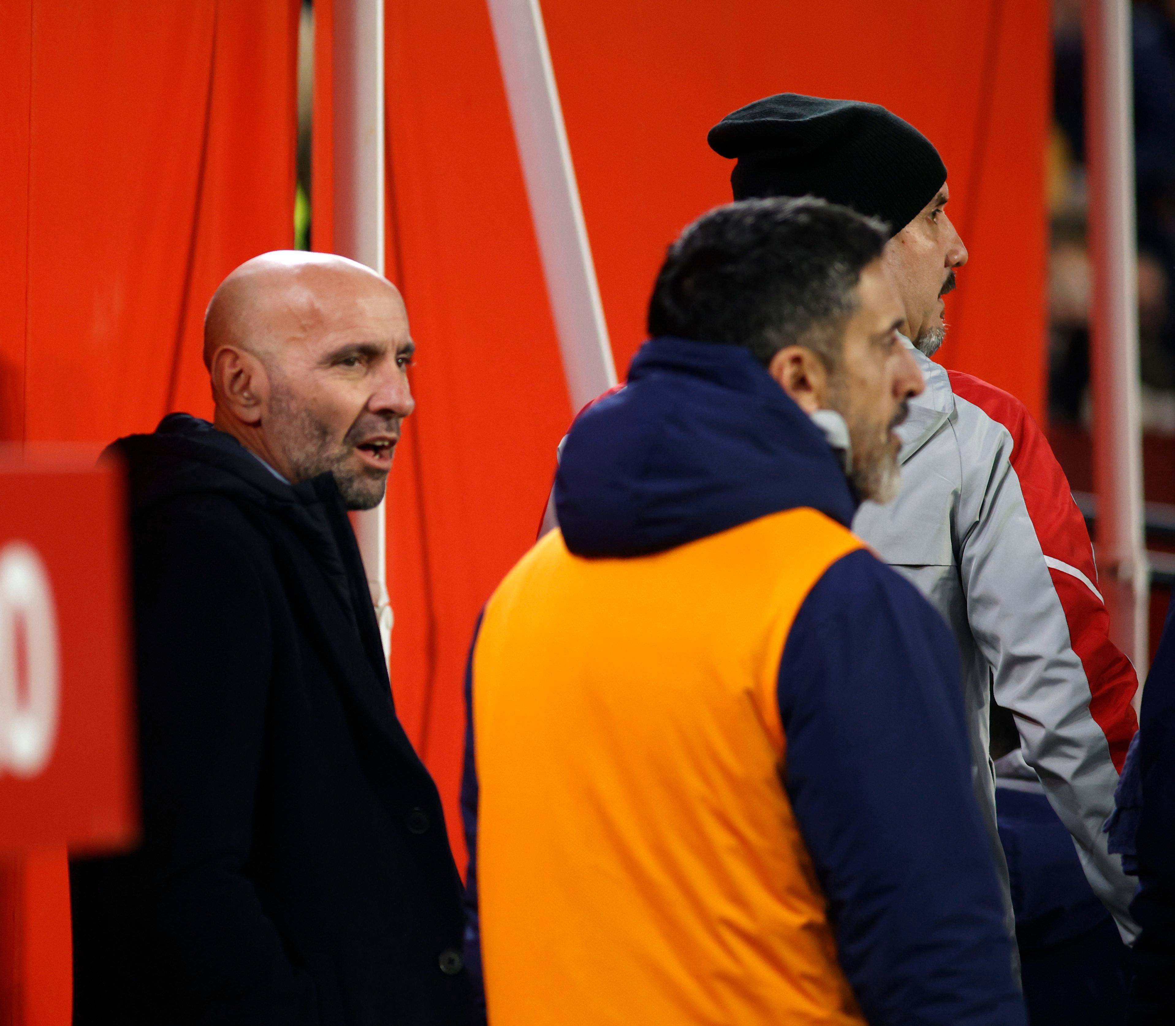  Monchi, ante el Cádiz.