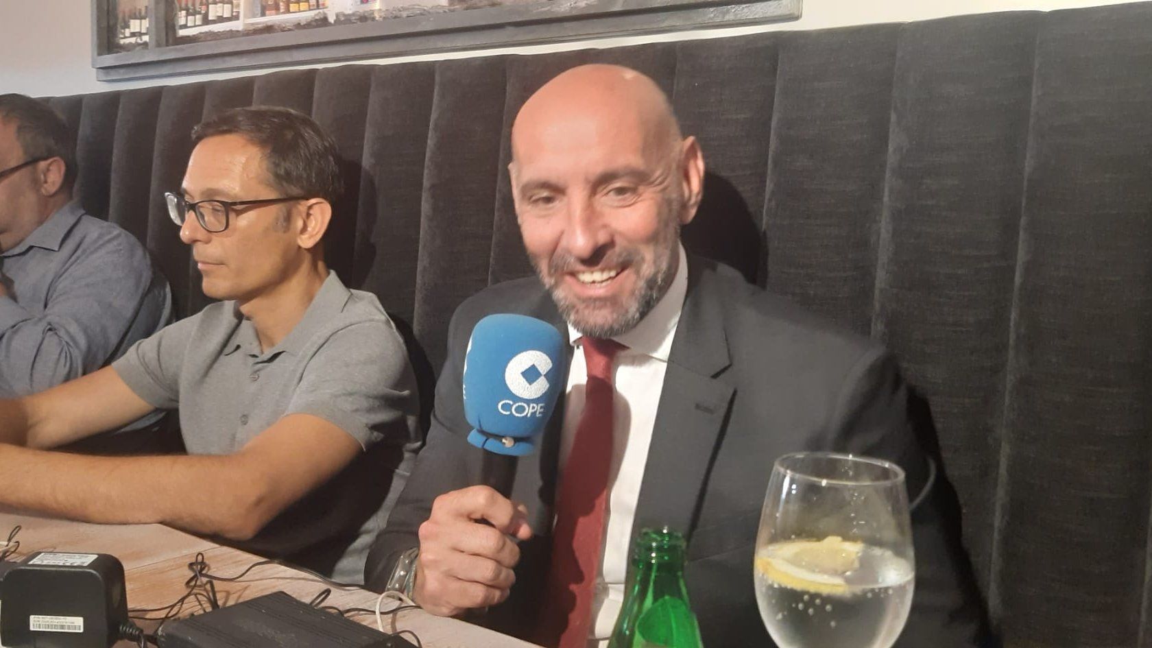  Monchi, en su comparecencia en la Cope.