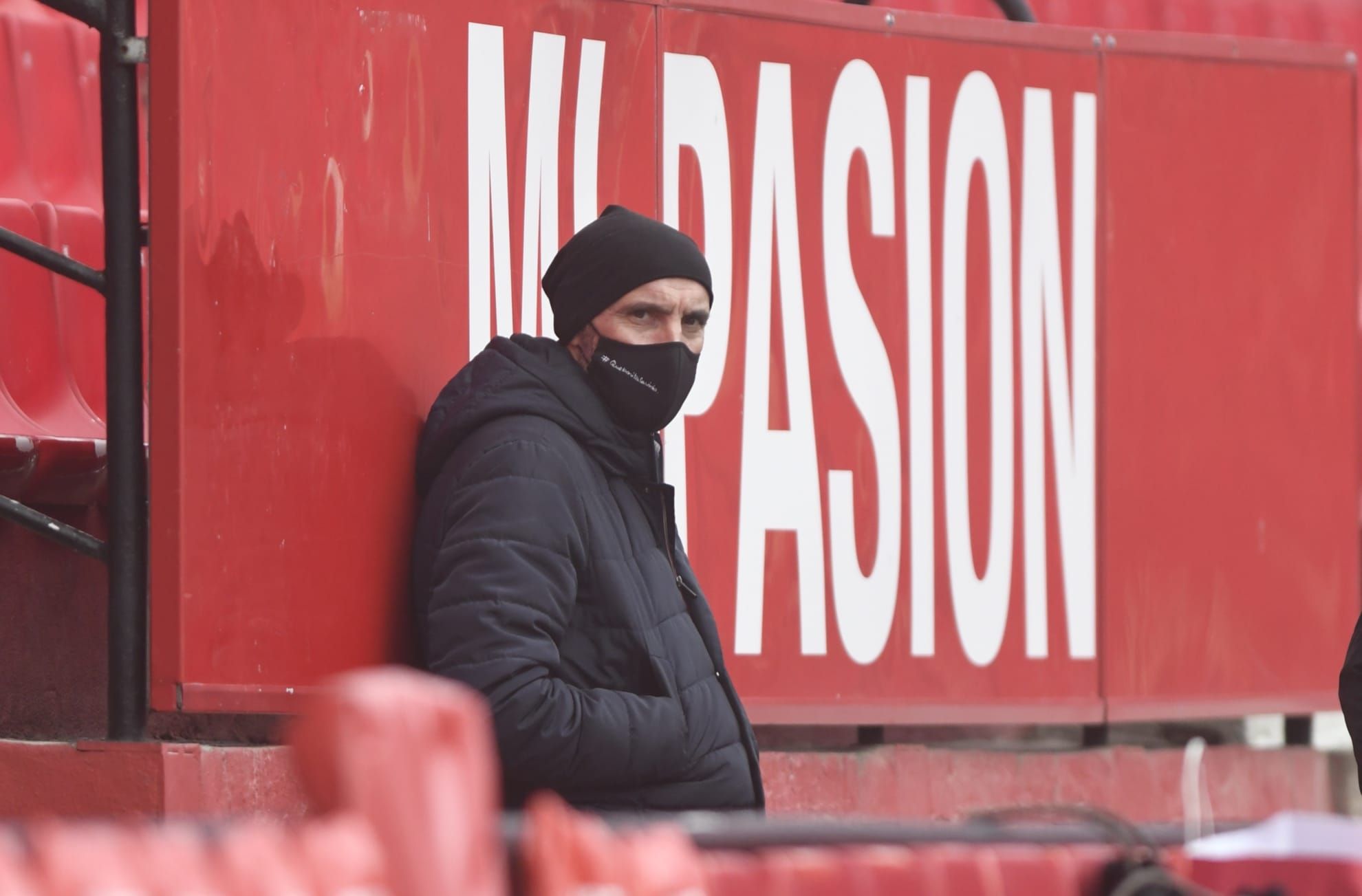 Monchi, en el entrenamiento de este viernes.