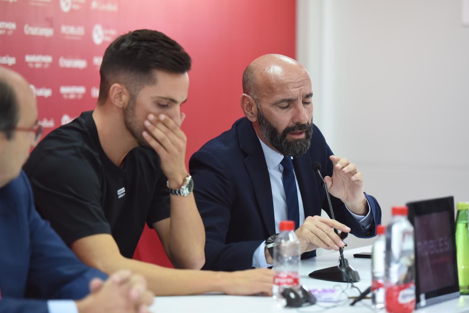 Monchi, en la despedida de Sarabia.