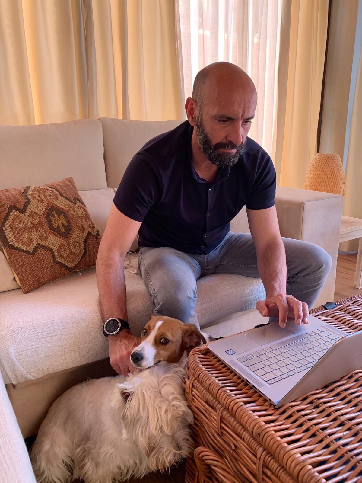 Monchi, trabajando en la planificación.