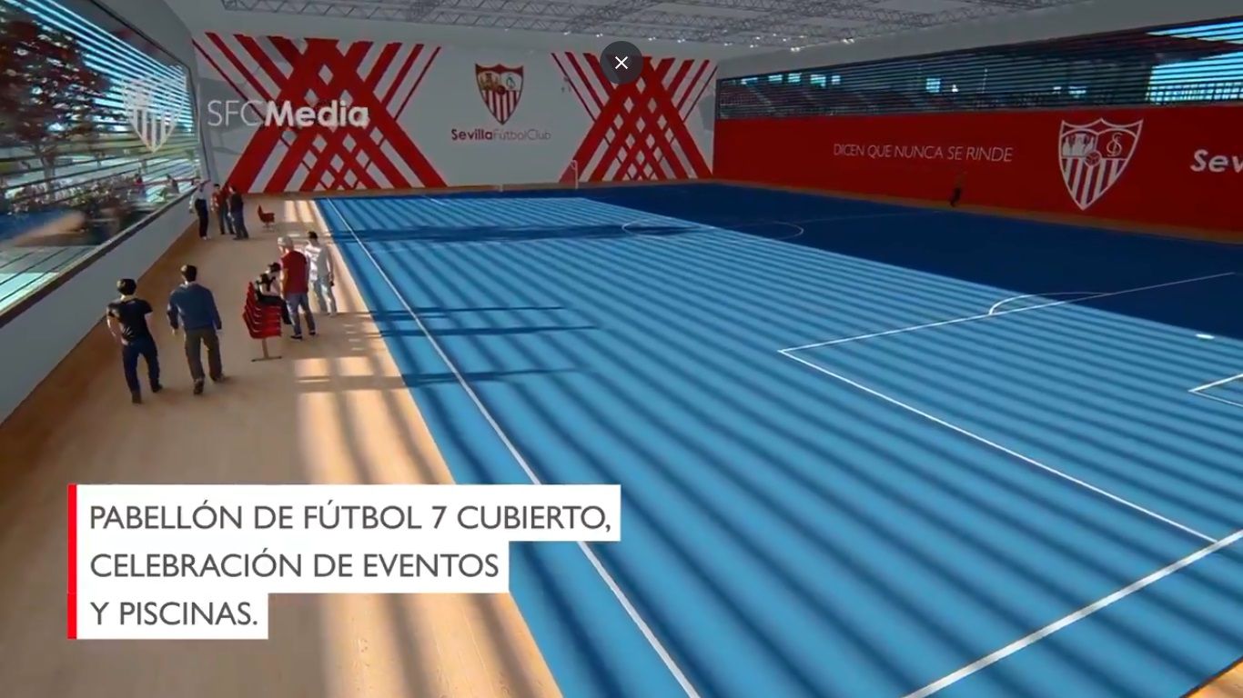 Nuevo pabellón en la Ciudad Deportiva.