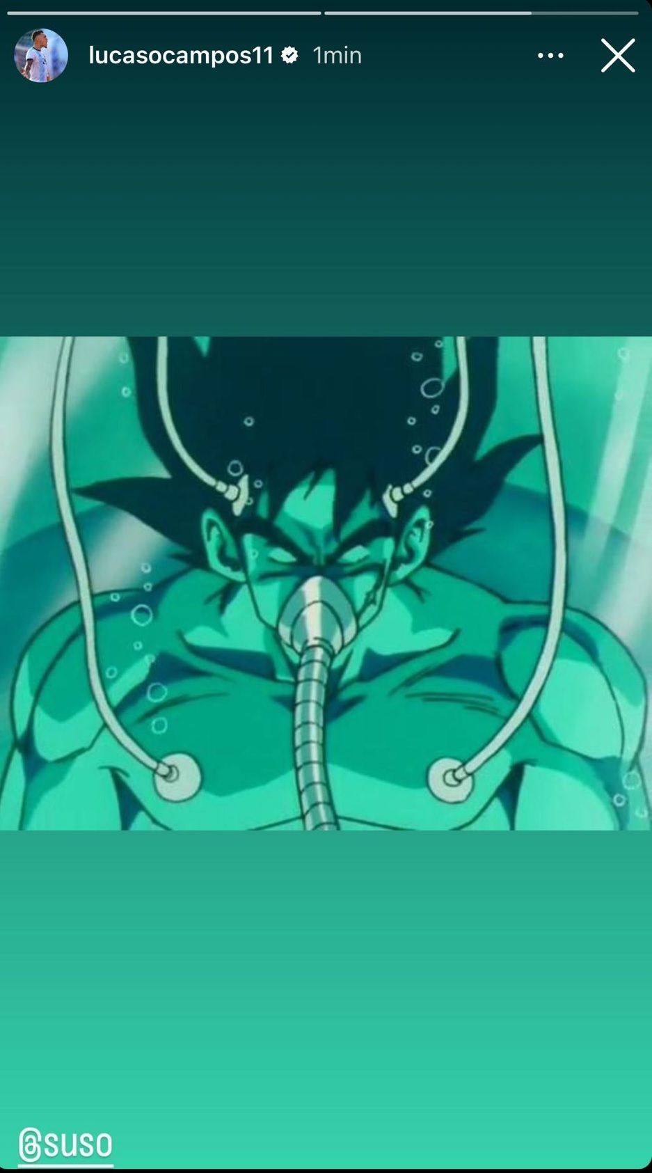  La historia de Ocampos en Instagram.