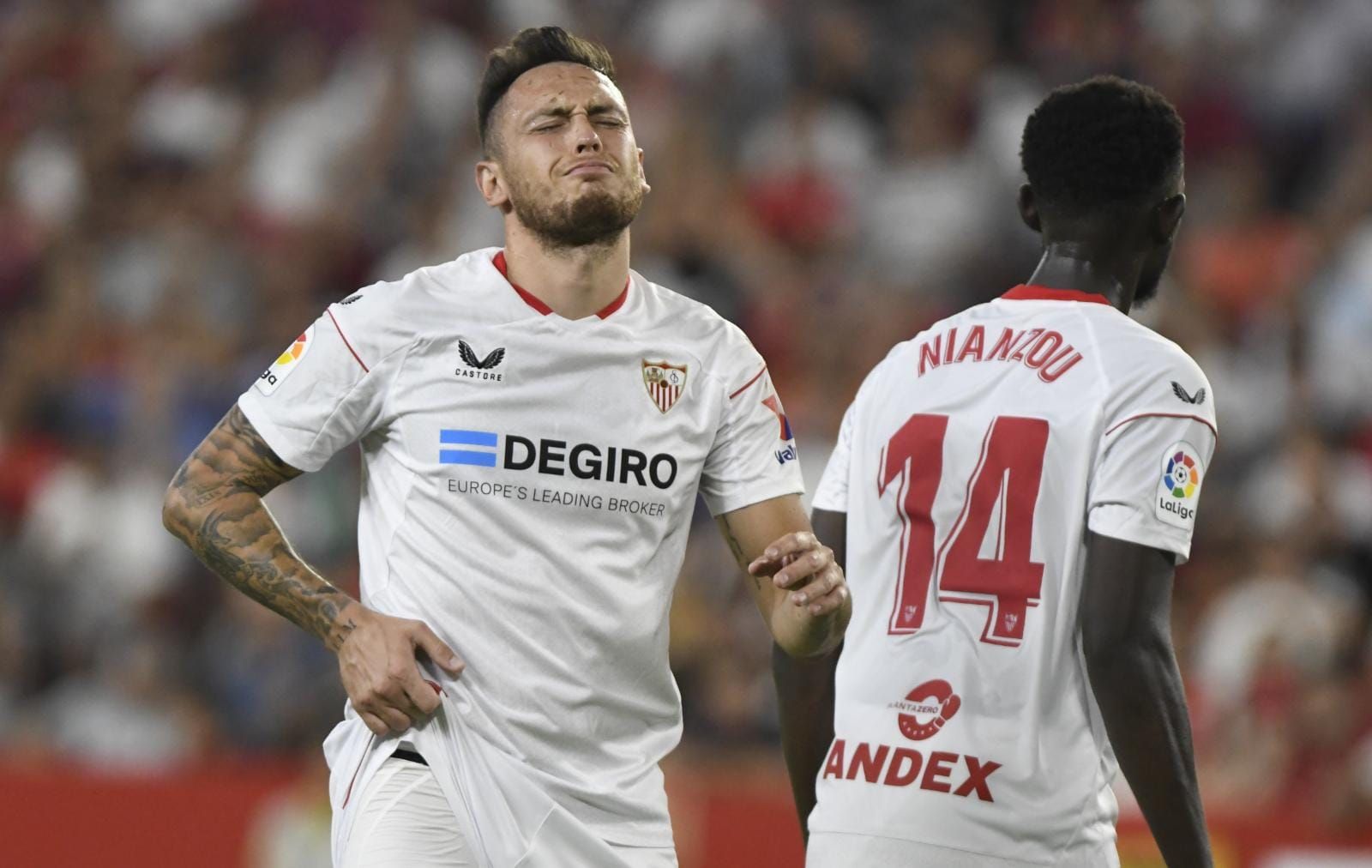  Ocampos en el Sevilla - Valladolid