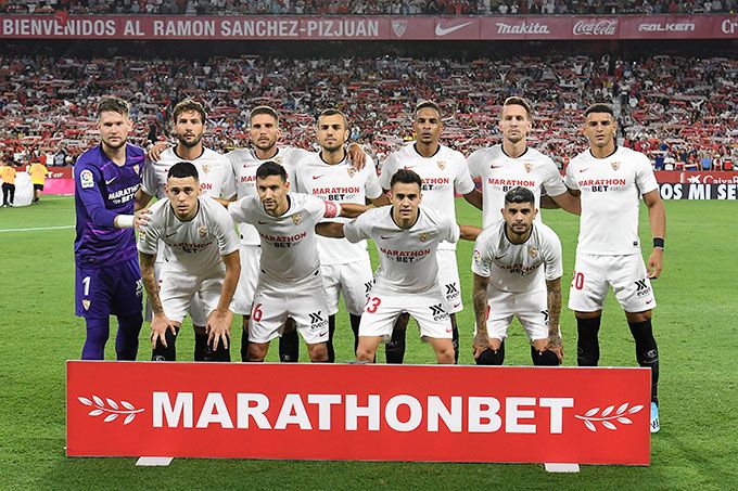  Once de Sevilla ante el Real Madrid.