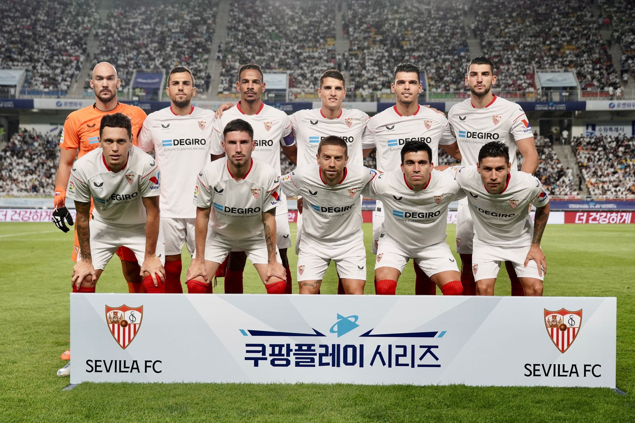  Once del Sevilla ante el Tottenham.