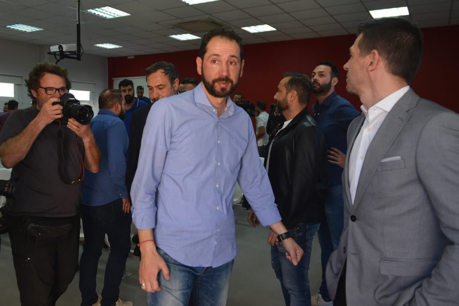  Pablo Machín, en su despedida del Sevilla.