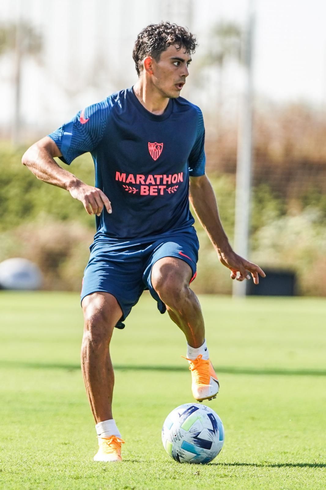  Pablo Pérez, en un entrenamiento.