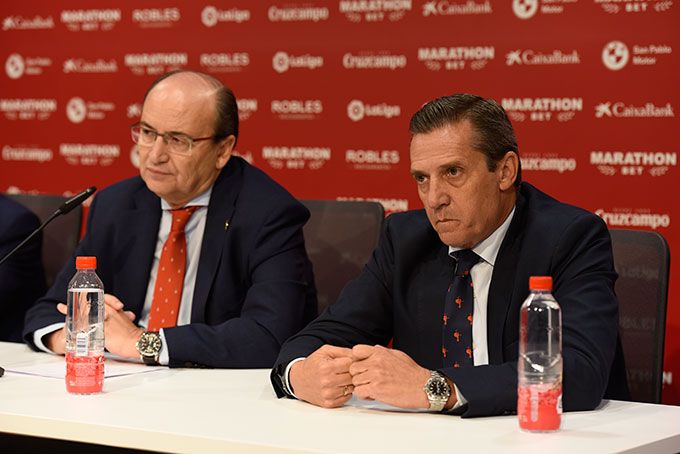 Presentación de la nueva Ciudad Deportiva del Sevilla.