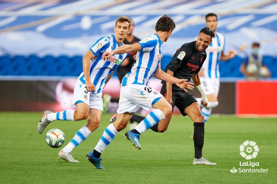  Un lance del Real Sociedad-Sevilla