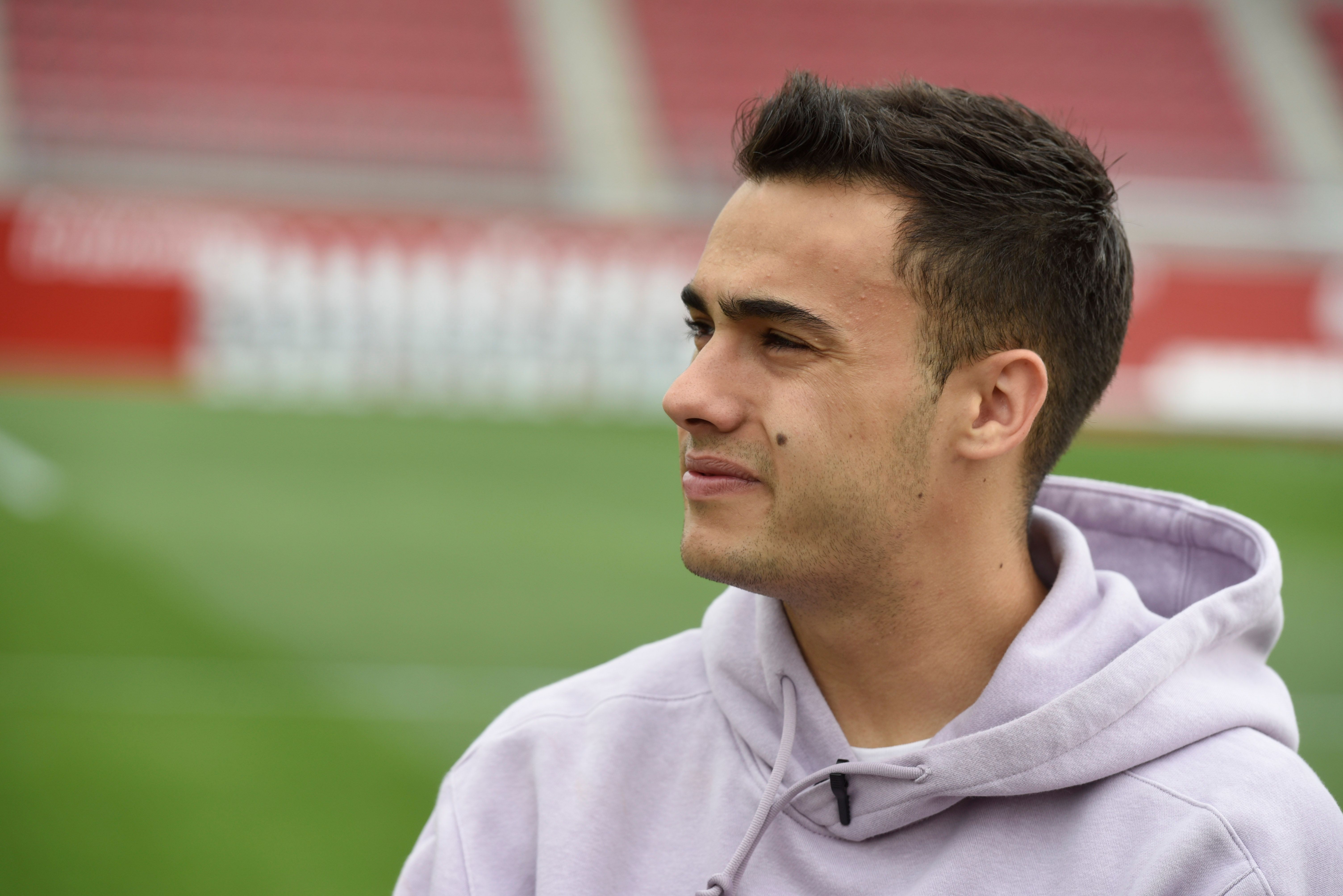  Reguilón, en su entrevista .