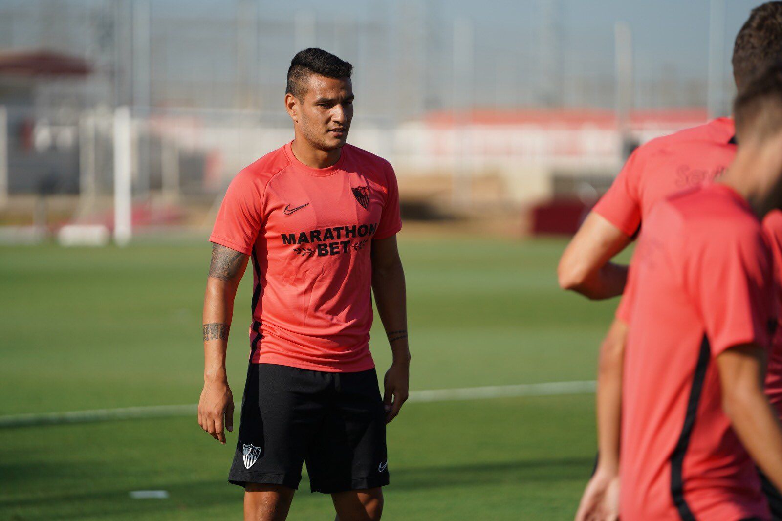  Rony Lopes en un entrenamiento del Sevilla (foto: Sevilla FC).