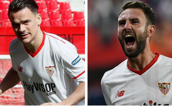  Roque Mesa y Miguel Layún.