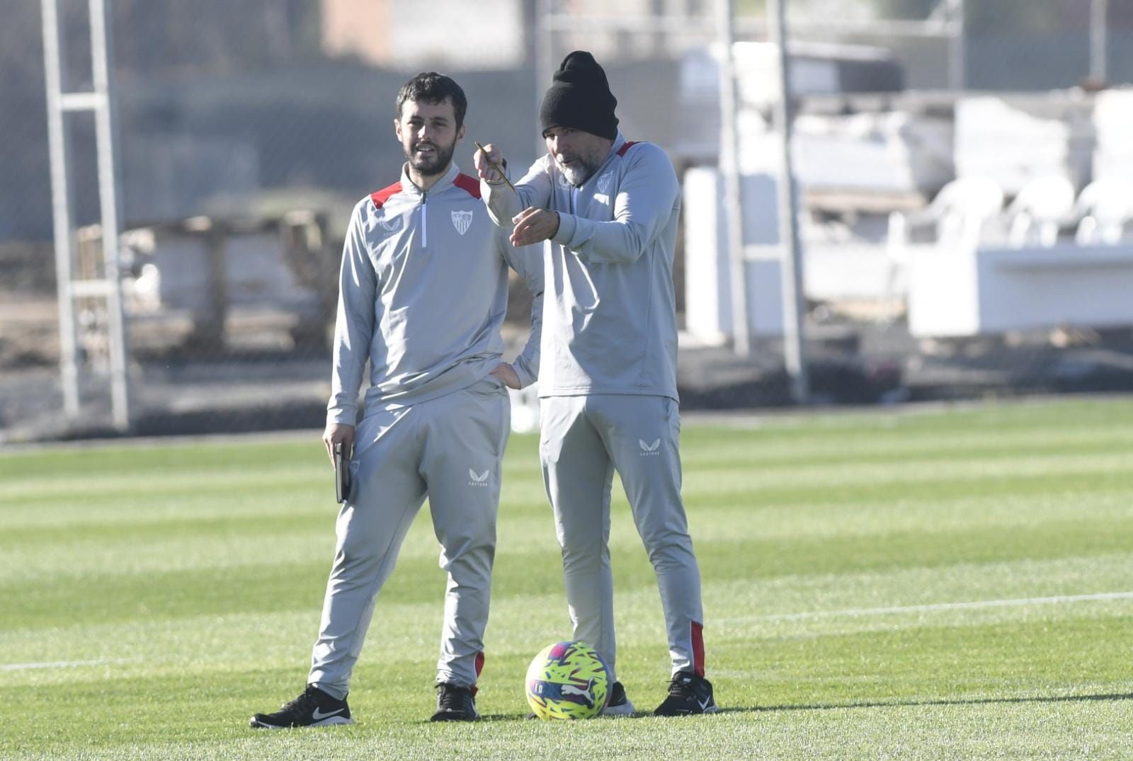  Sampaoli, en el entrenamiento