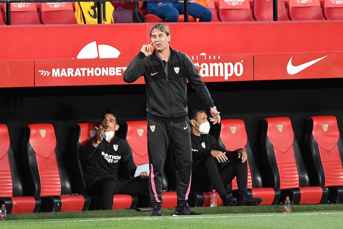 Lopetegui, en el Sevilla-Athletic.