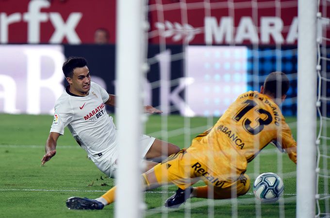  Sergio Reguilón, en el duelo ante el Celta de Vigo.