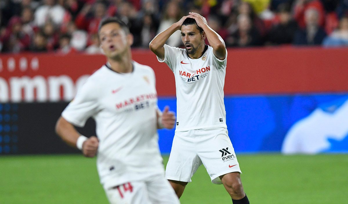 Nolito, en su etapa como jugador del Sevilla FC.