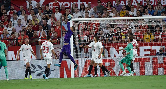  Vaclik, en el partido ante el Real Madrid.