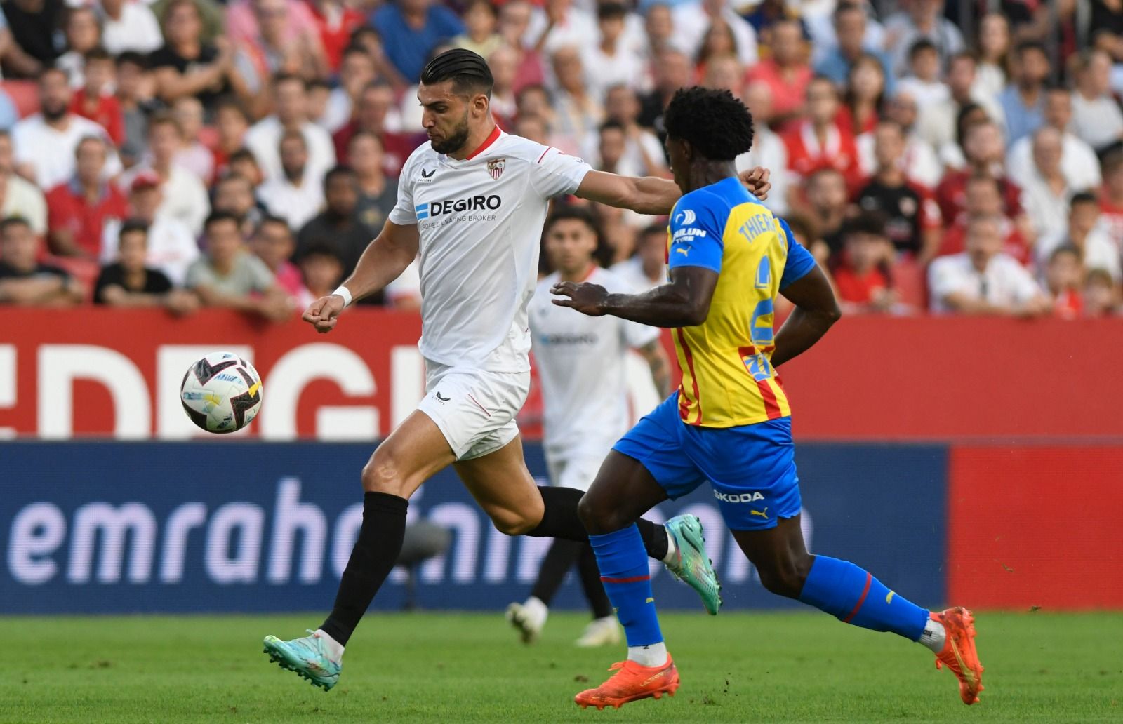  Rafa Mir, en el último Sevilla-Valencia.