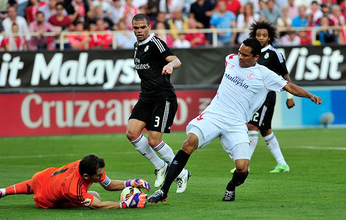  Iker Casillas, en su último partido en el Sánchez-Pizjuán.
