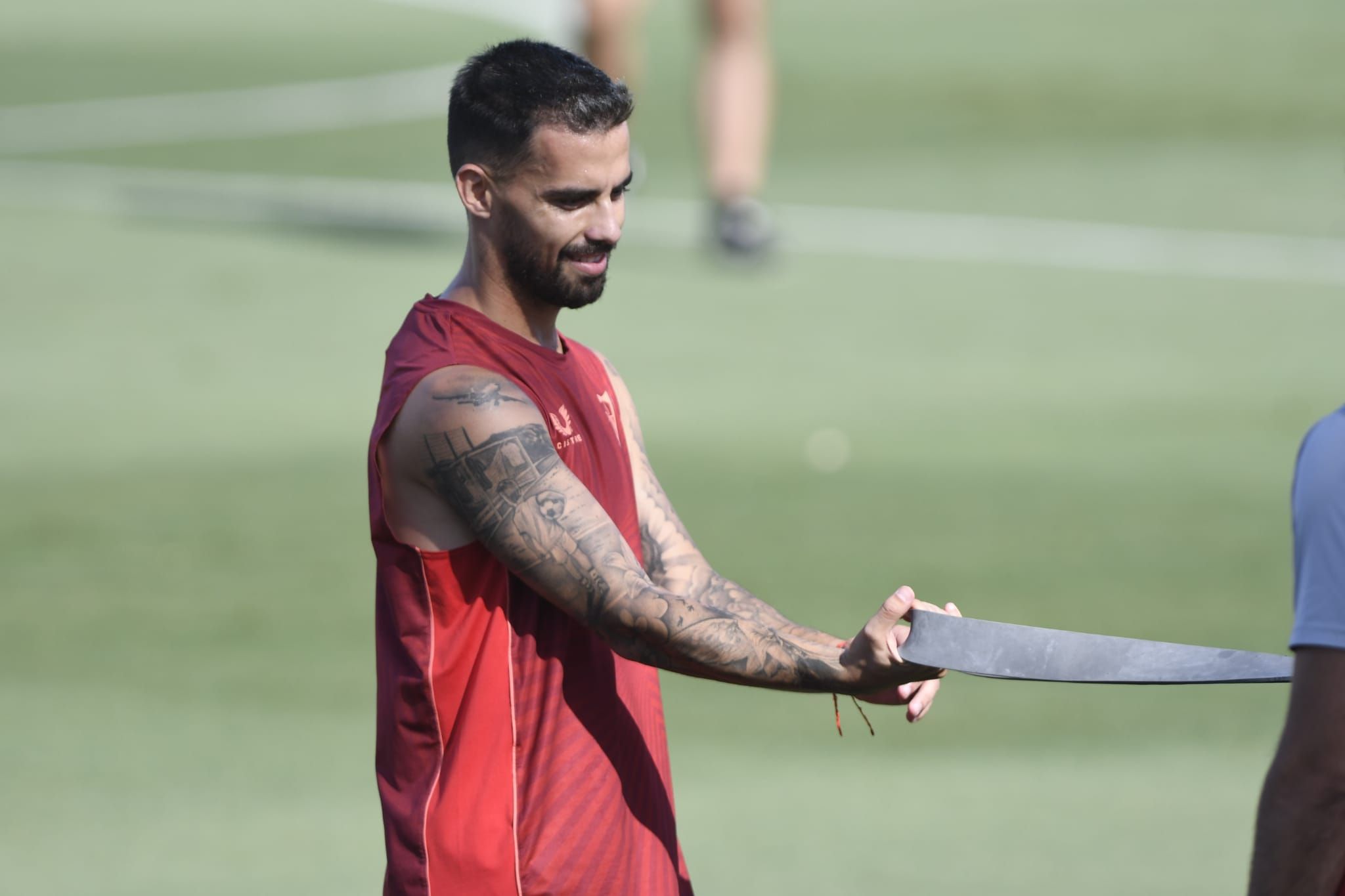 Suso vuelve a entrenarse junto al equipo tras varias semanas de lesión