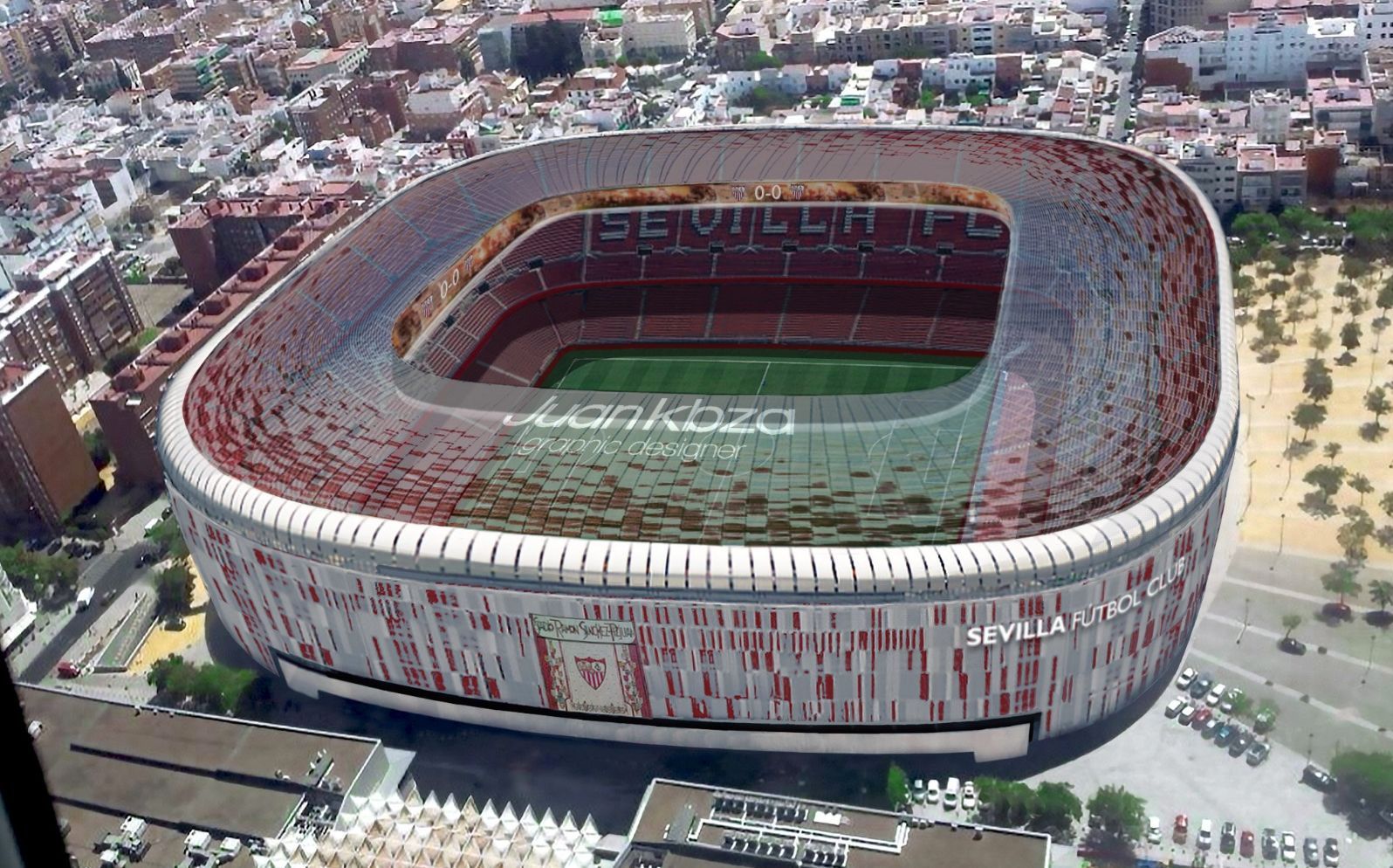 Un posible diseño para el Sánchez-Pizjuán..