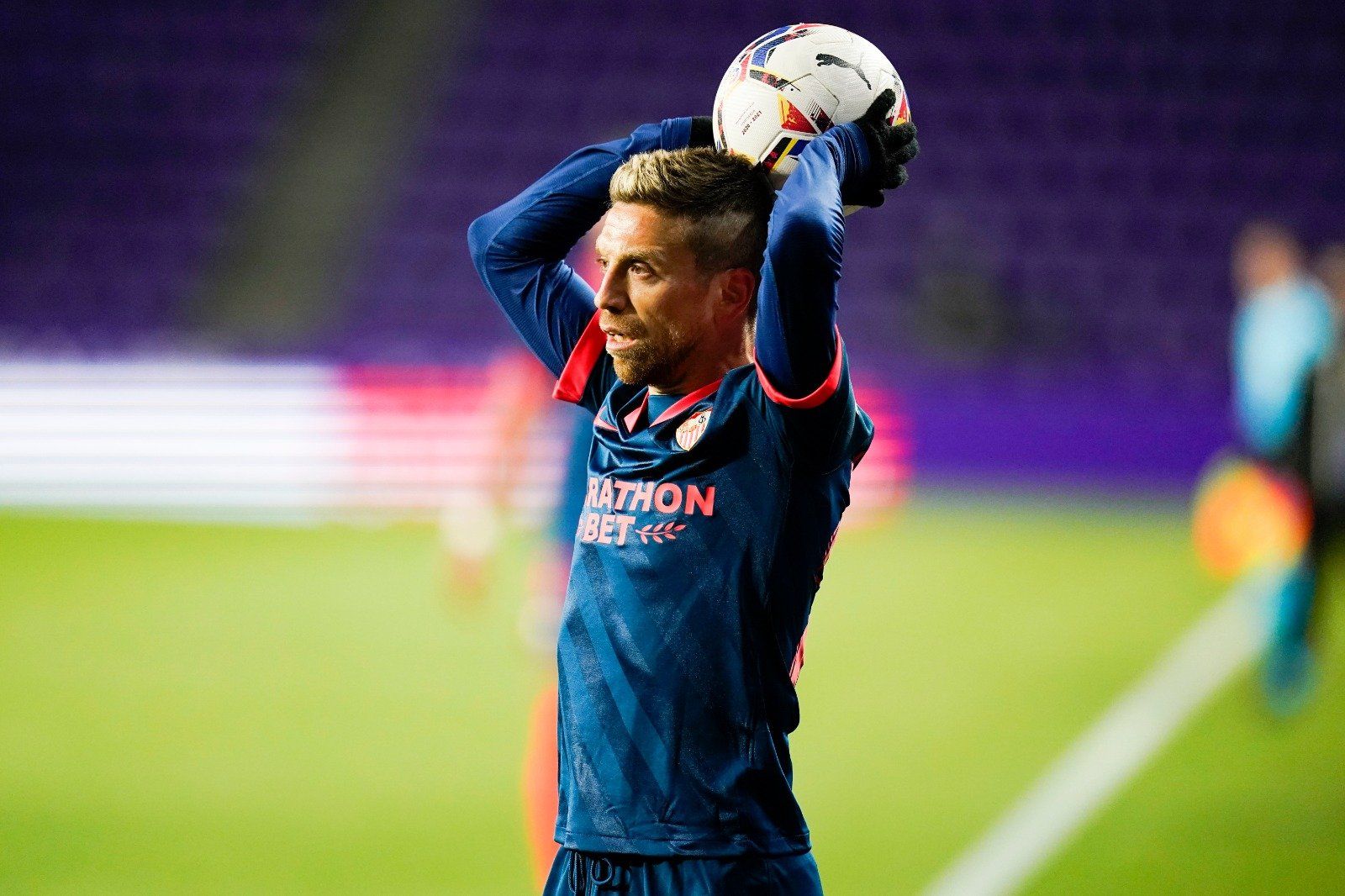 Papu Gómez, en el Valladolid-Sevilla.